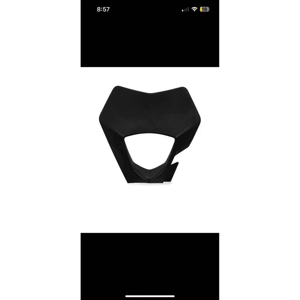 Acerbis Headlight Mask Black Gas Gas EC 250 2021 2022 2023 0024629.090‎